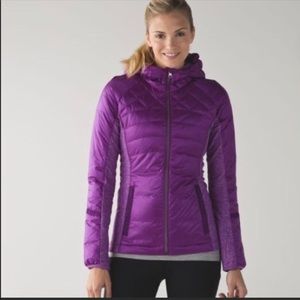 Lululemon What the Fluff Jacket pink/purple 6